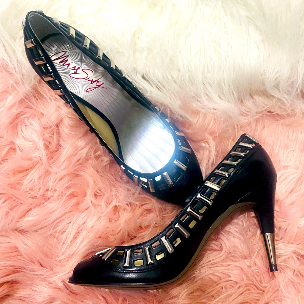 Brand New Miss Sixty CutOut Metal Detail Pumps